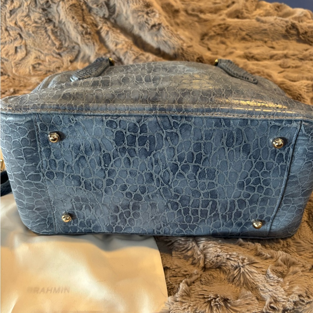 Brahmin Micaela Bellbottom Blue - Picture 3 of 4